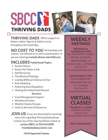 Thriving Dads Info Flyer