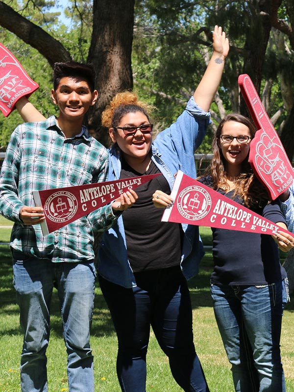 AVC Students showing school spirit