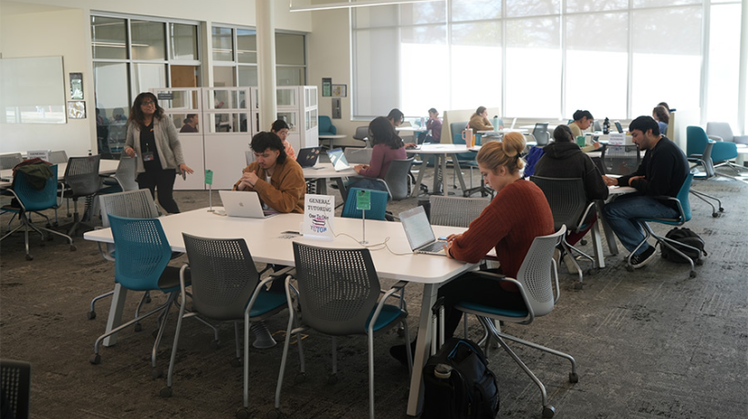 Learning Center Students and Tutors