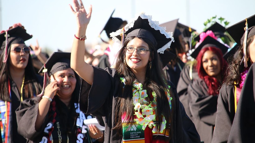 Students at AVC Commencement