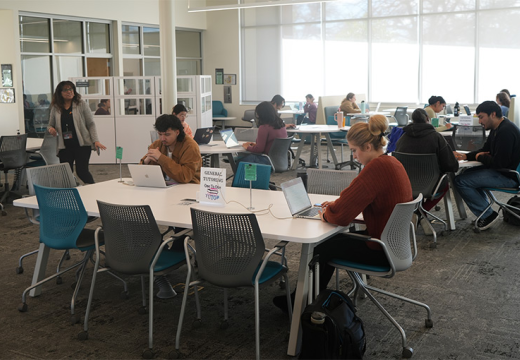 Learning Center Students and Tutors